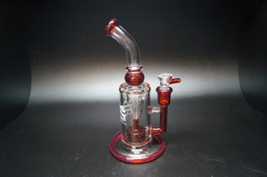 Geos Glass Pomegranate Incycler Bubbler