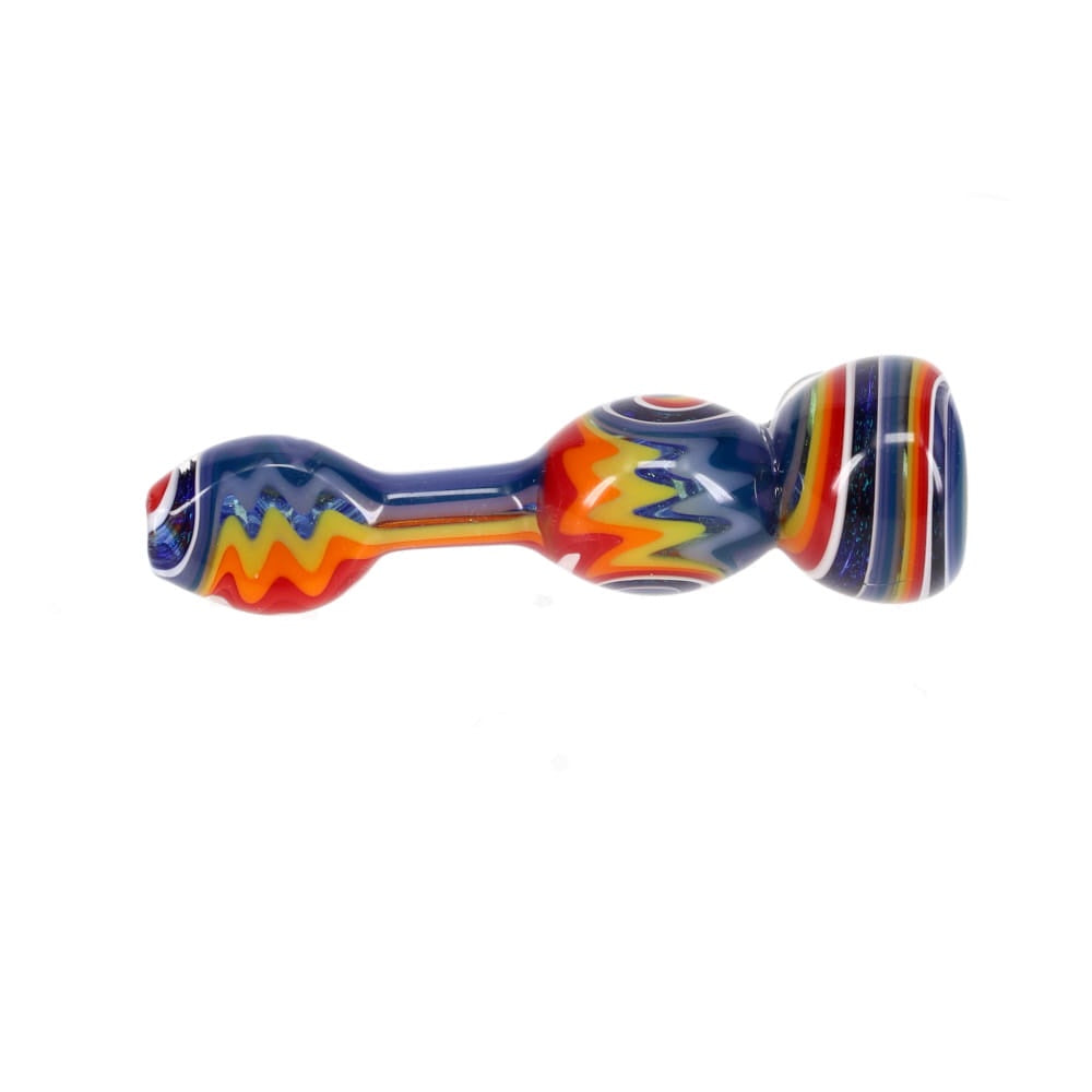 Gladstone Glass 3 Piece Dichro and Linework Chillum