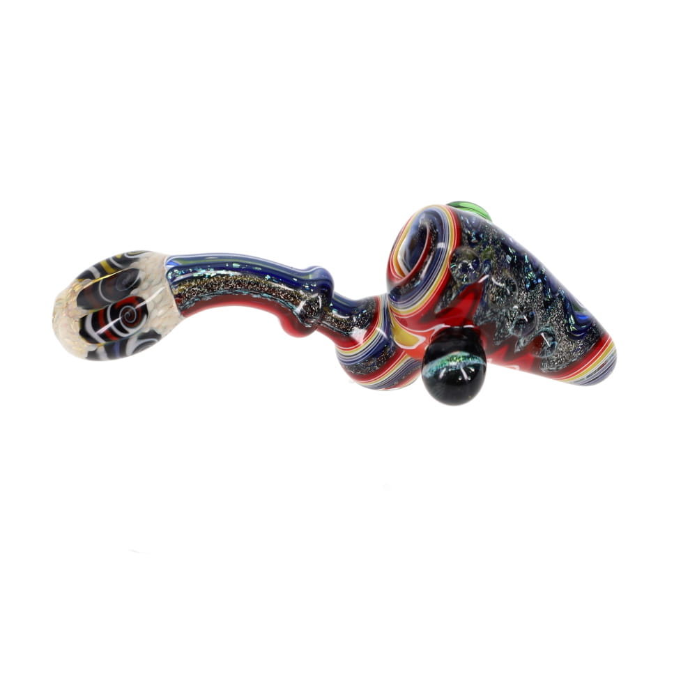 Chunk Glass X Gladstone Glass Fumed Dichro and Linework Sherlock Collab