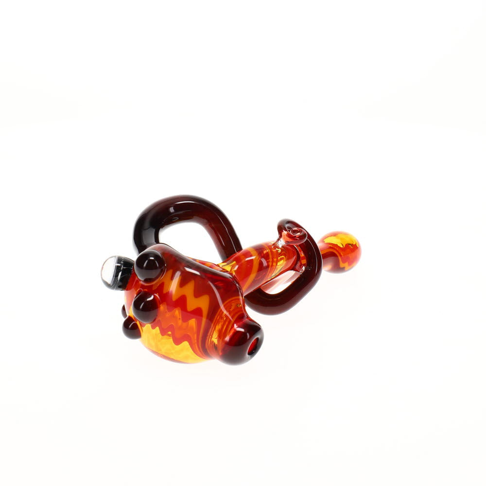 Gladstone Glass Fire Wormhole Spoon