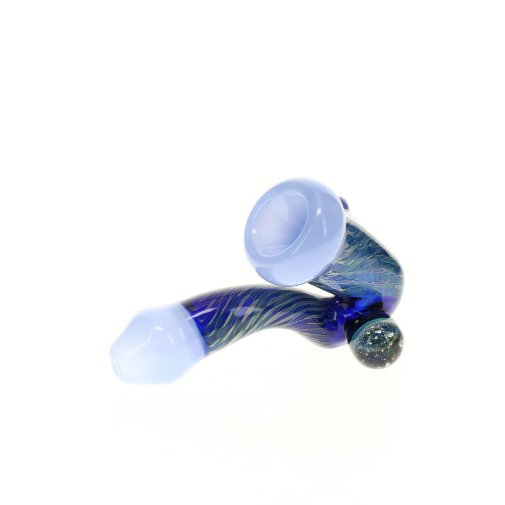 Gladstone Glass X Bryanite Worked Bubbler Set