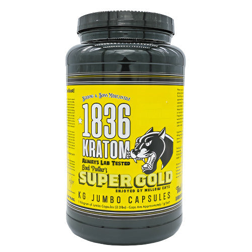 1836 Kratom - Super Gold - 1kg Capsules