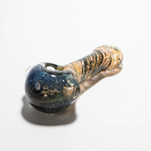 Gold Fume Spiral Oiler Hand Pipe