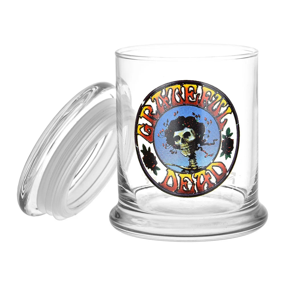 Pulsar x Grateful Dead Large Pop Top Jar - Skull & Roses Circle