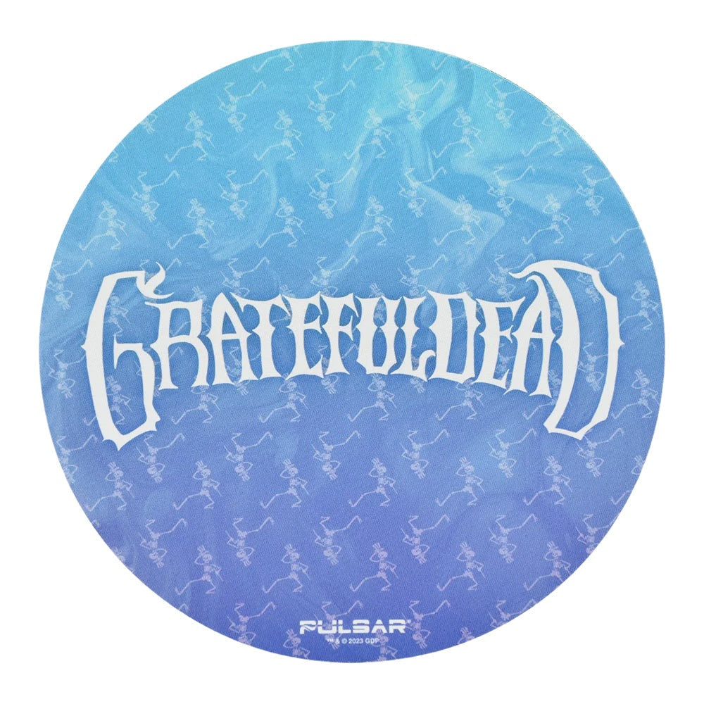 Pulsar x Grateful Dead 8" Fabric Top DabPadz - Dancing Skellies