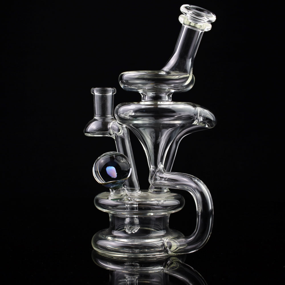 Gurn Glass Clear Recycler with Opal