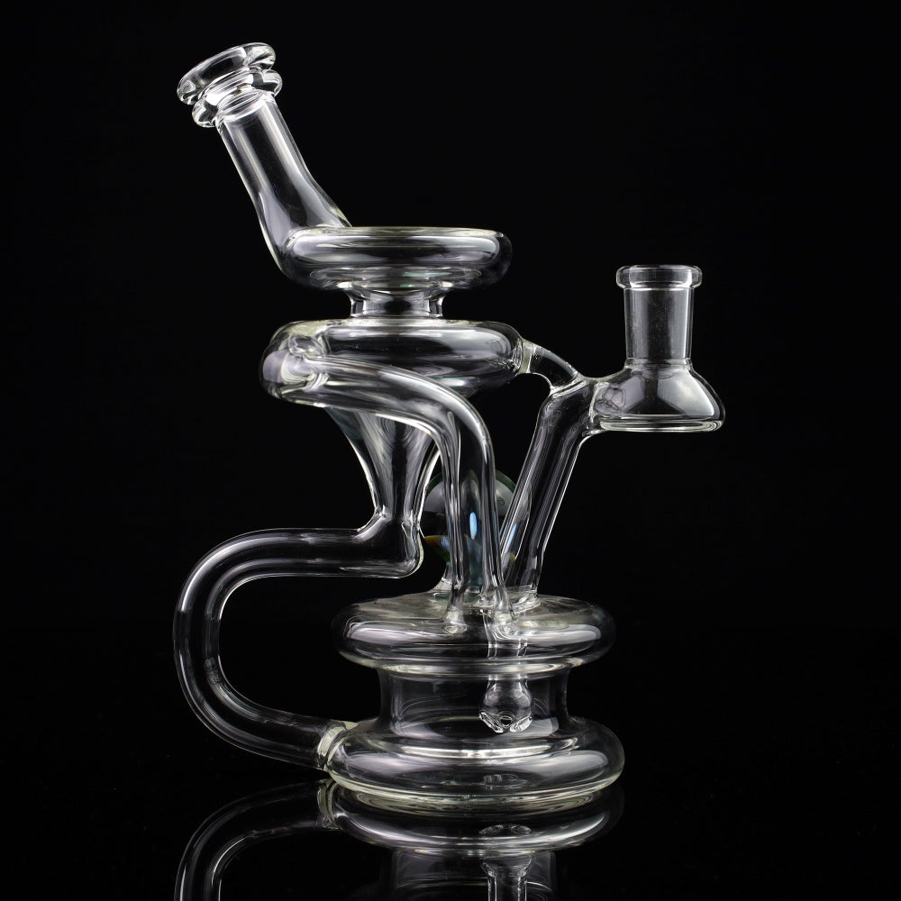 Gurn Glass Clear Recycler with Opal