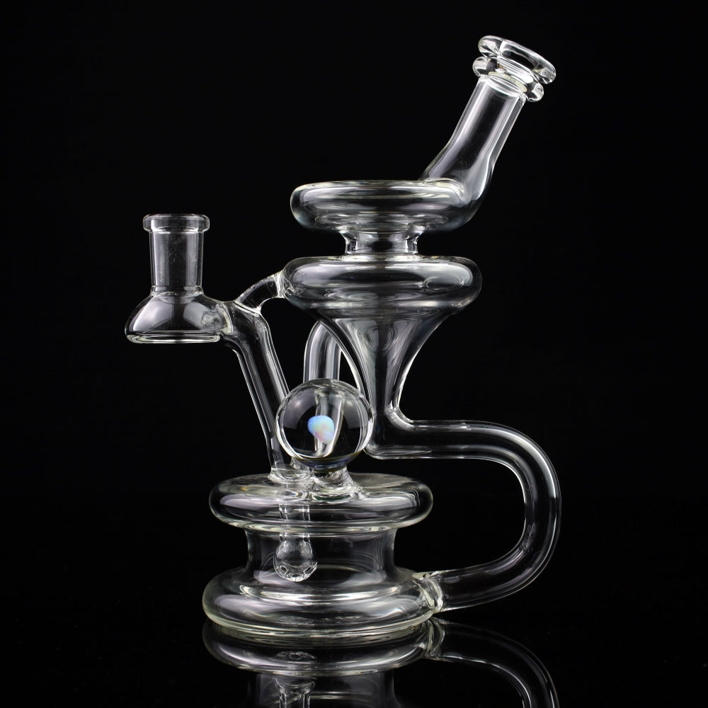 Gurn Glass Clear Recycler with Opal