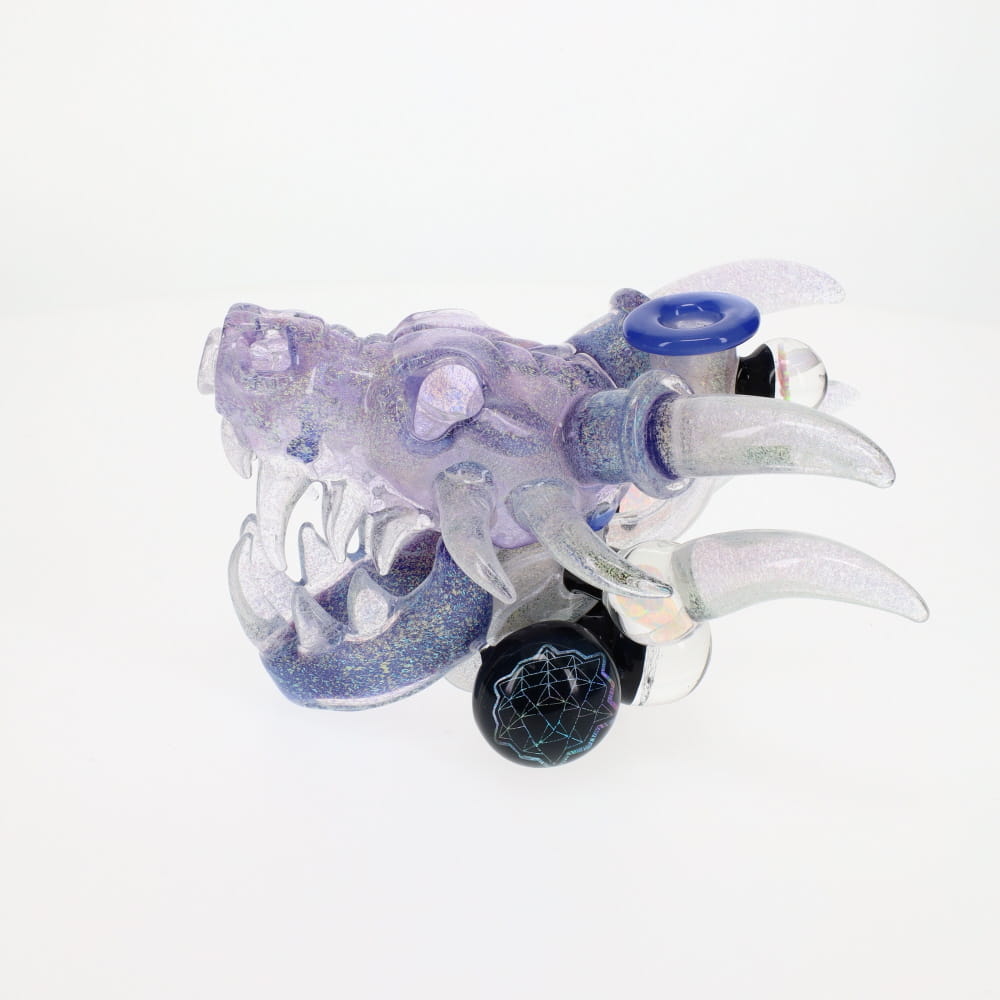 Hicdogg Glass Slain Dragon Full Dichro Bubbler