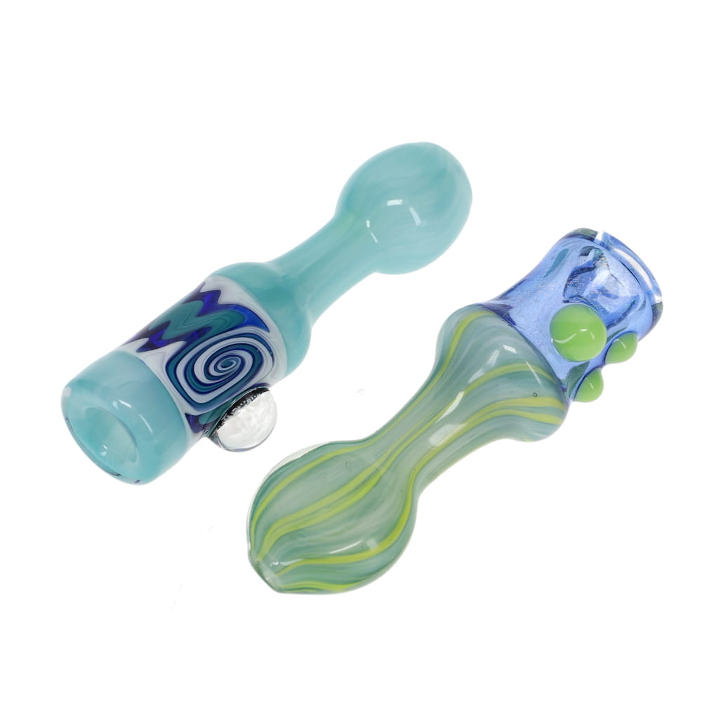 Hilljack Glass Multi Piece Assorted Chillum