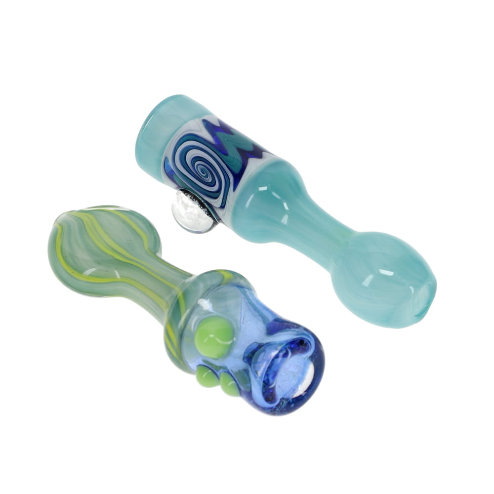 Hilljack Glass Multi Piece Assorted Chillum