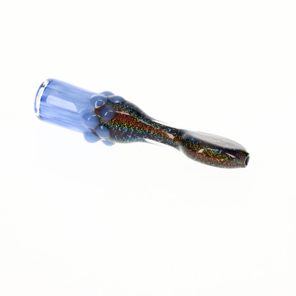 Hilljack Glass Two Piece Chillum with Dichro