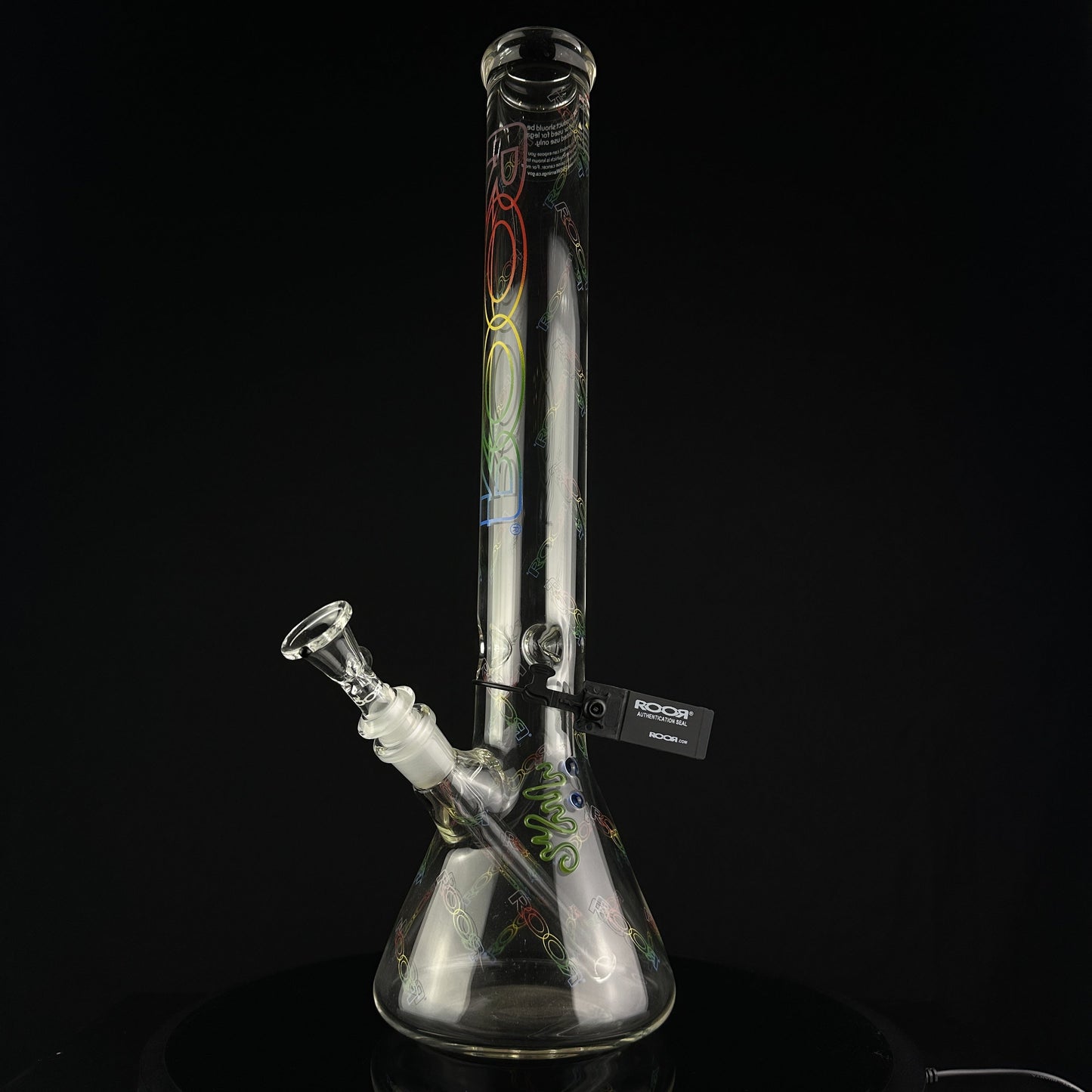 Roor 18" Rainbow Logo Beaker