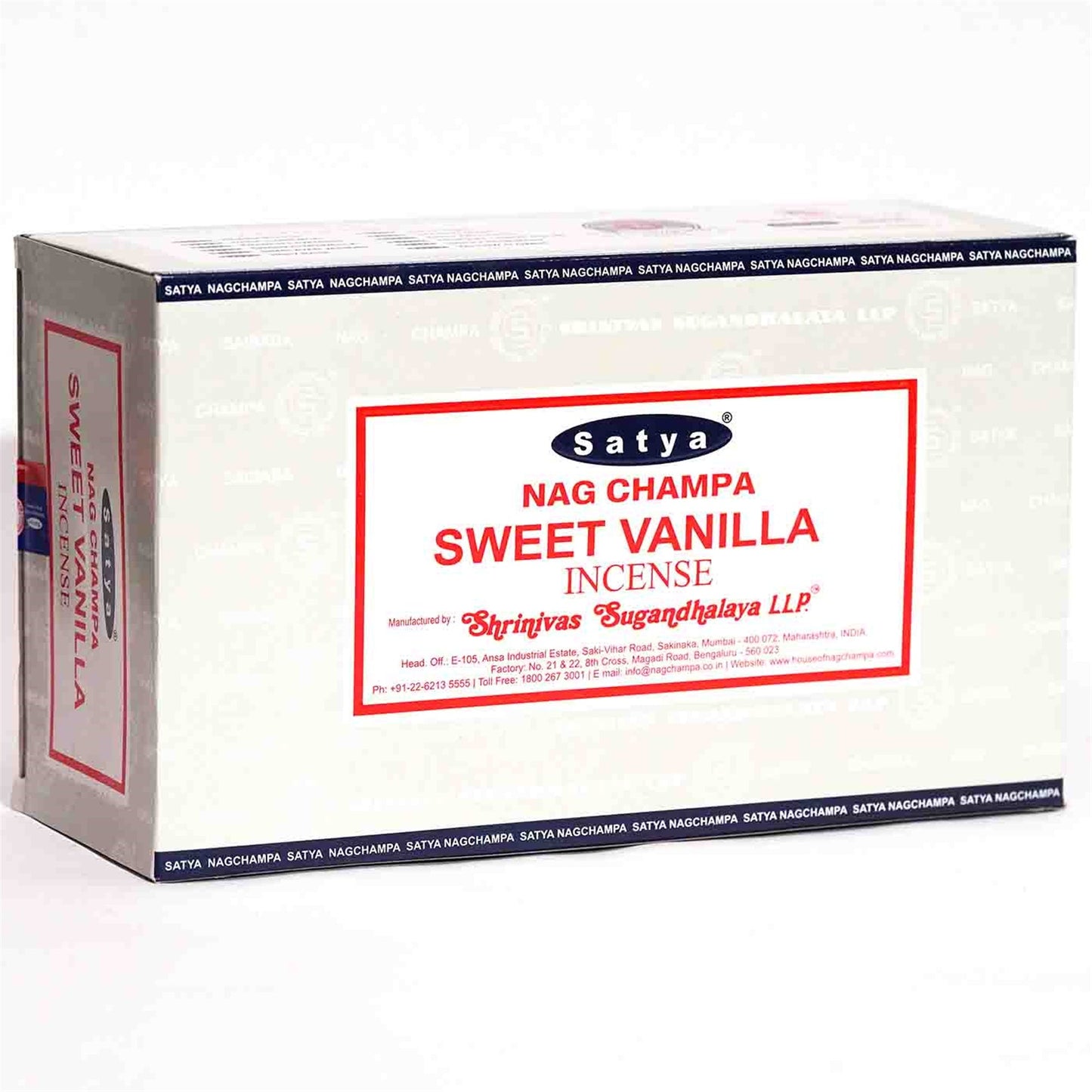 Sweet Vanilla 15g Satya Incense Sticks