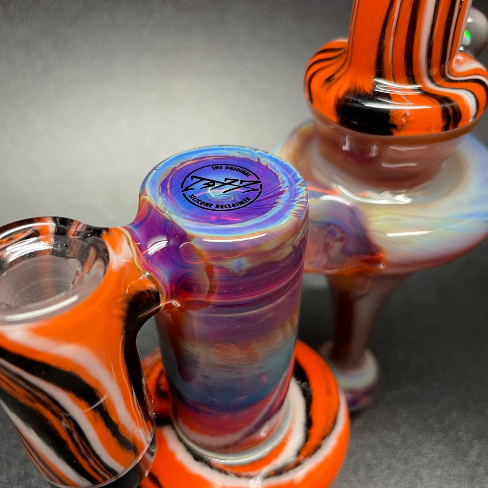 Jeff Glass Art Purple & Amber Fumed R³