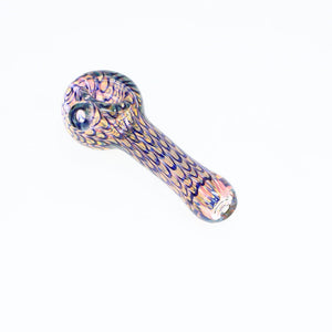 Jeff Norkunas Glass Gold Silver Layered Fume Pipe