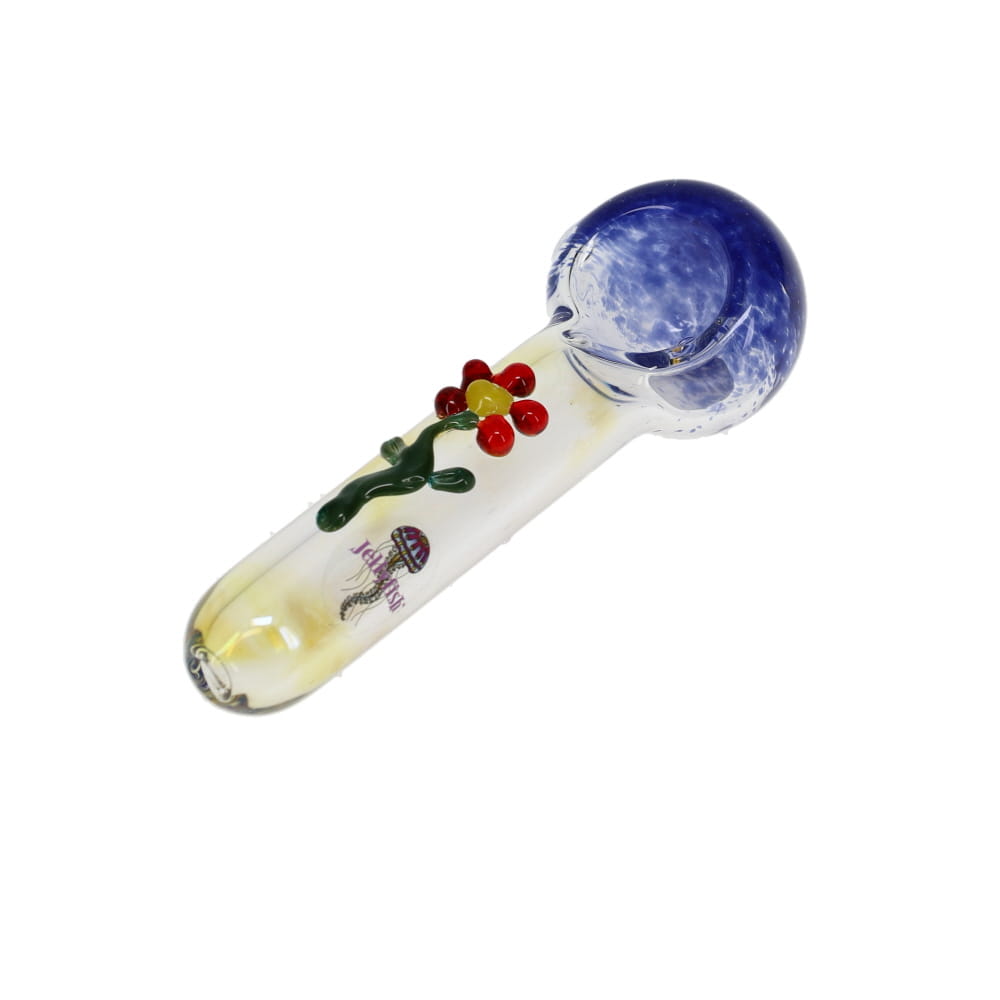 Jellyfish Glass Fume Flower Spoon SALE