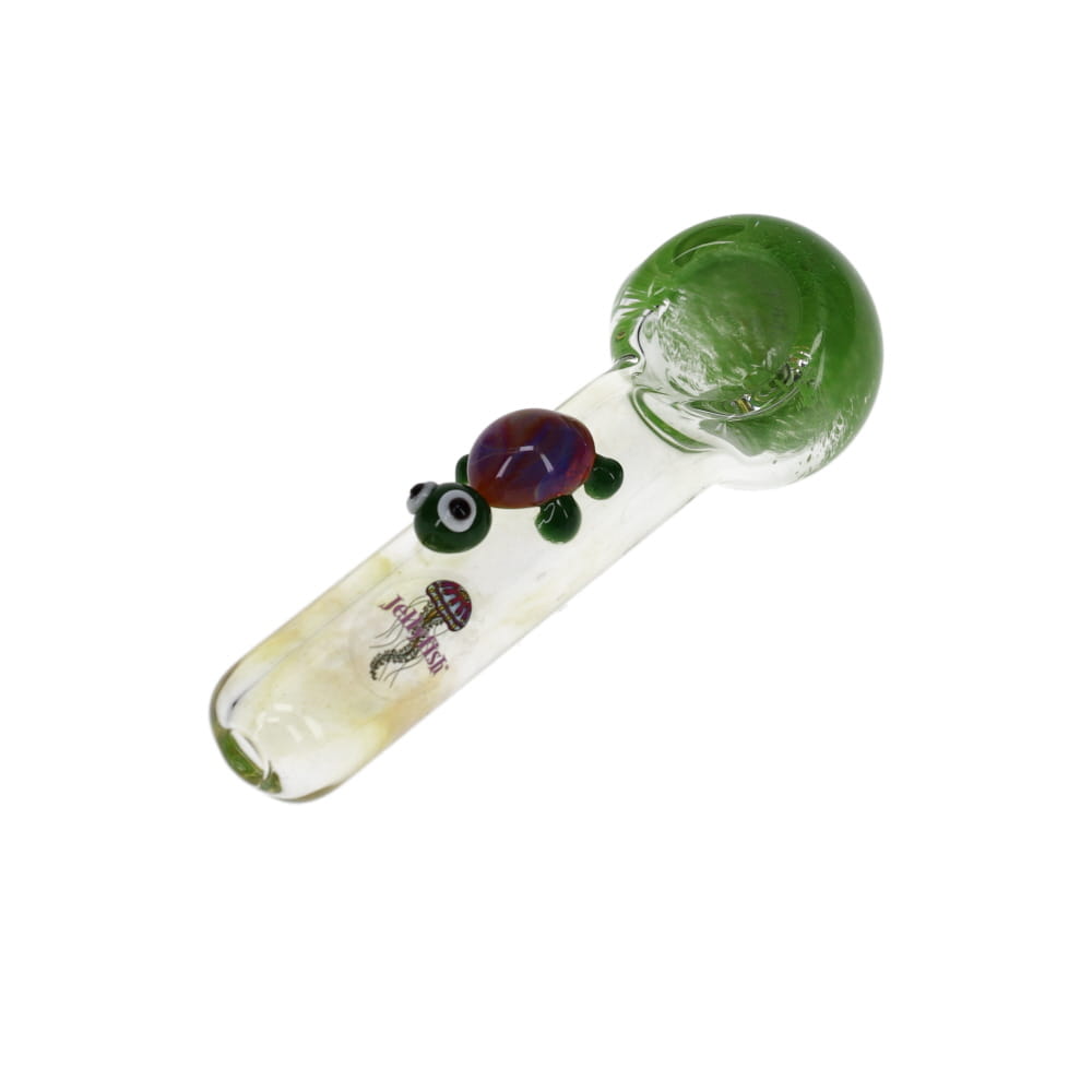 Jellyfish Glass Fume Turtle Spoon