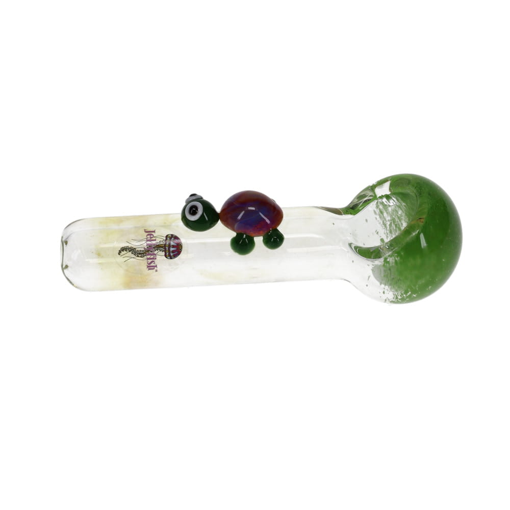 Jellyfish Glass Fume Turtle Spoon