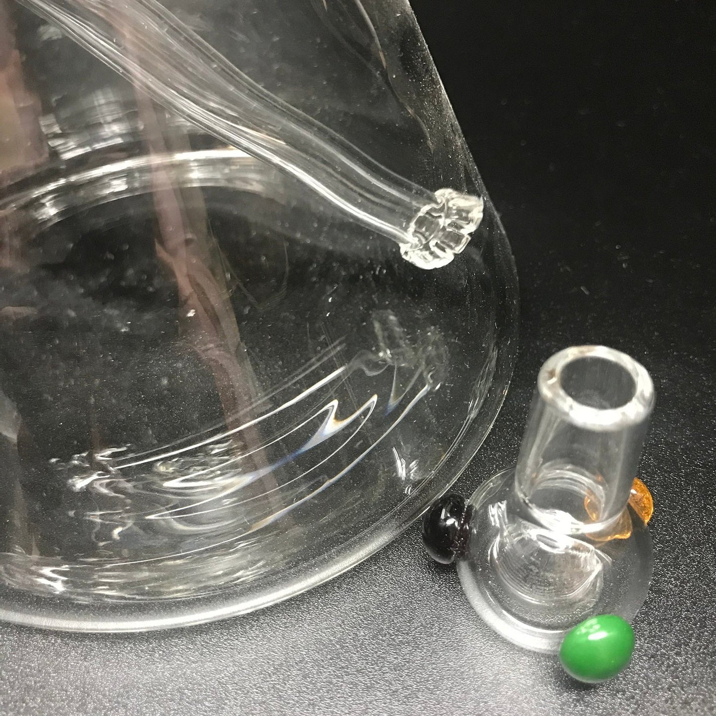 Jellyfish Glass Rasta Logo 7 Water Pipe