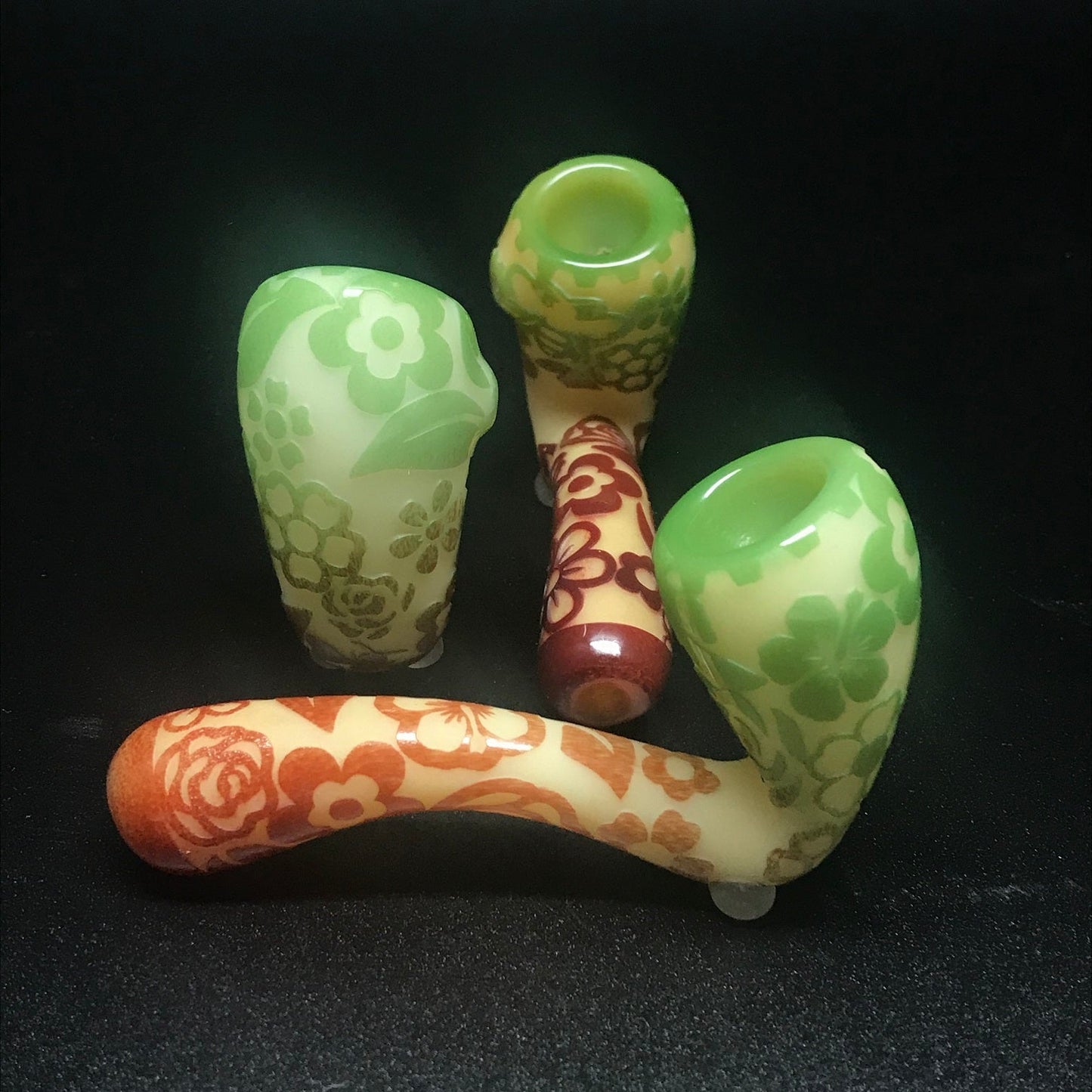 Joe Palmero Deep Carve Floral Pipe