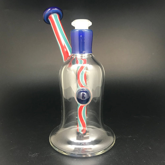 Julian J Glass Worked Stem Bell Bubbler