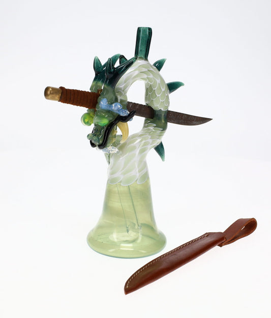 Kazy Glass X Natrix Glass CFL Dot Stacked Dragon