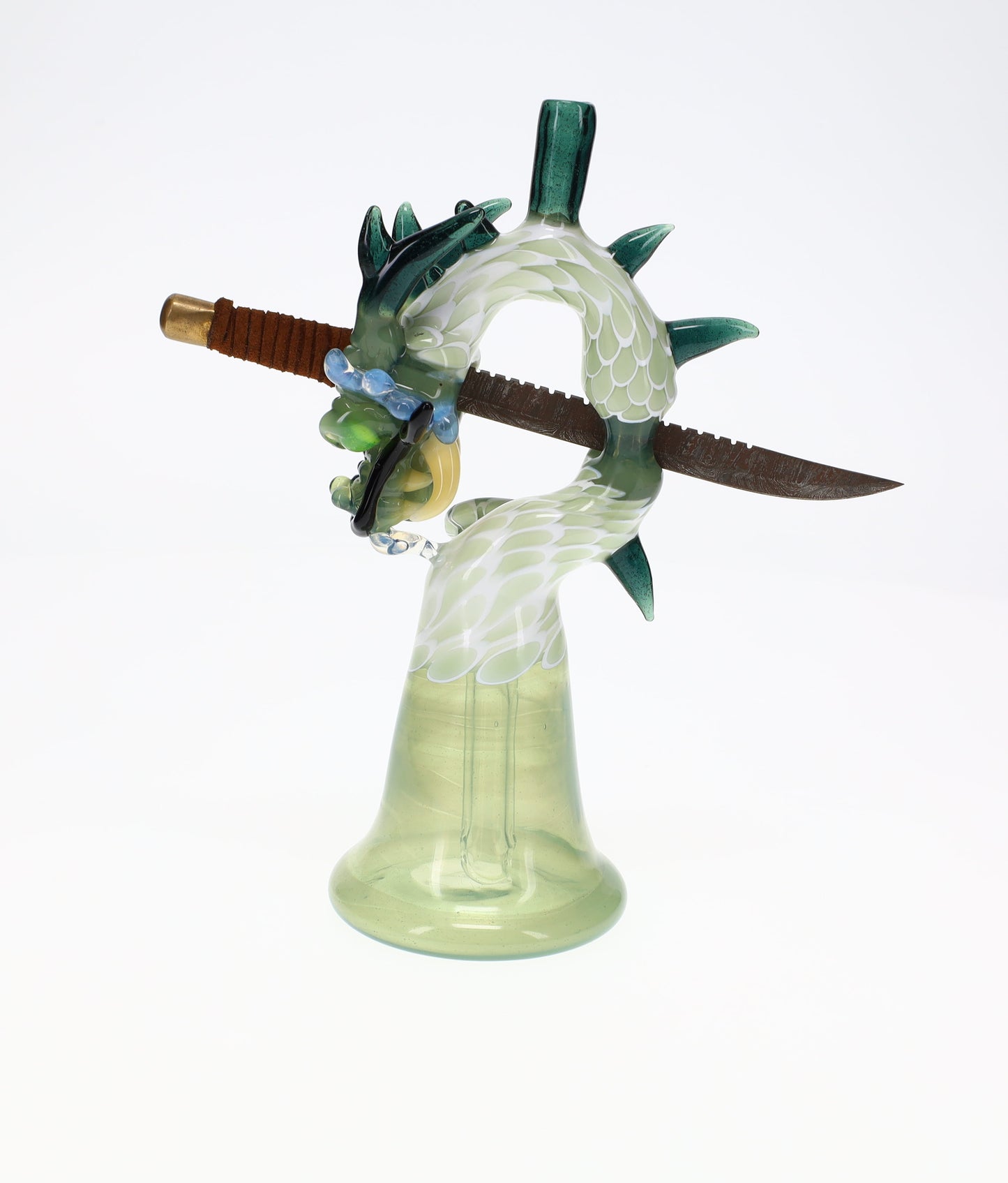 Kazy Glass X Natrix Glass CFL Dot Stacked Dragon