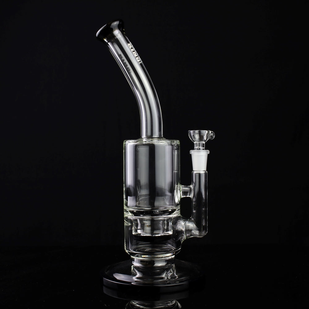 King Volcano 65mm Bent Neck with Recessed Honeycomb Perc and Color Wraps 12" Rig