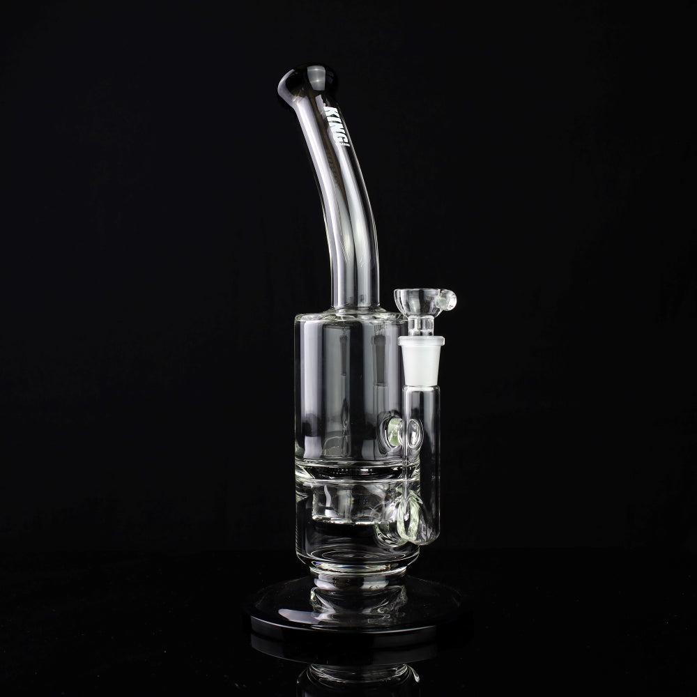 King Volcano 65mm Bent Neck with Recessed Honeycomb Perc and Color Wraps 12" Rig