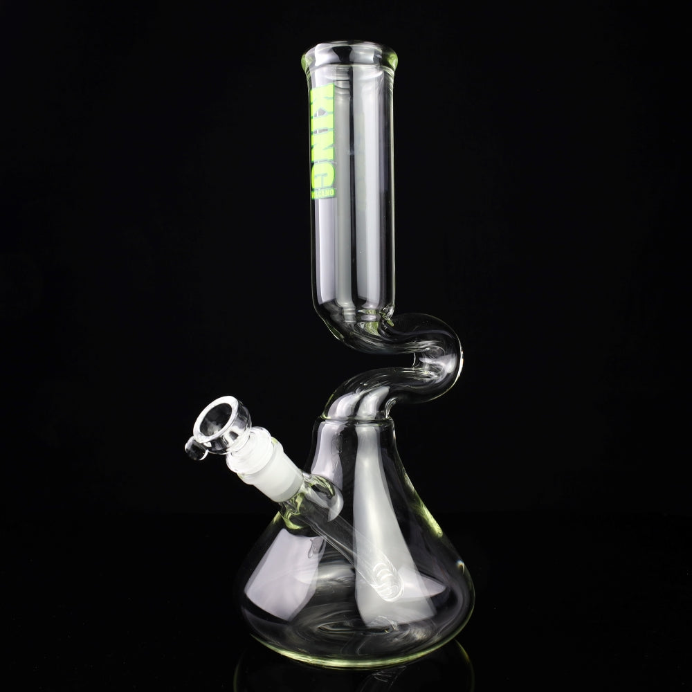 King Volcano 44mm Zig Zag Beaker 12"