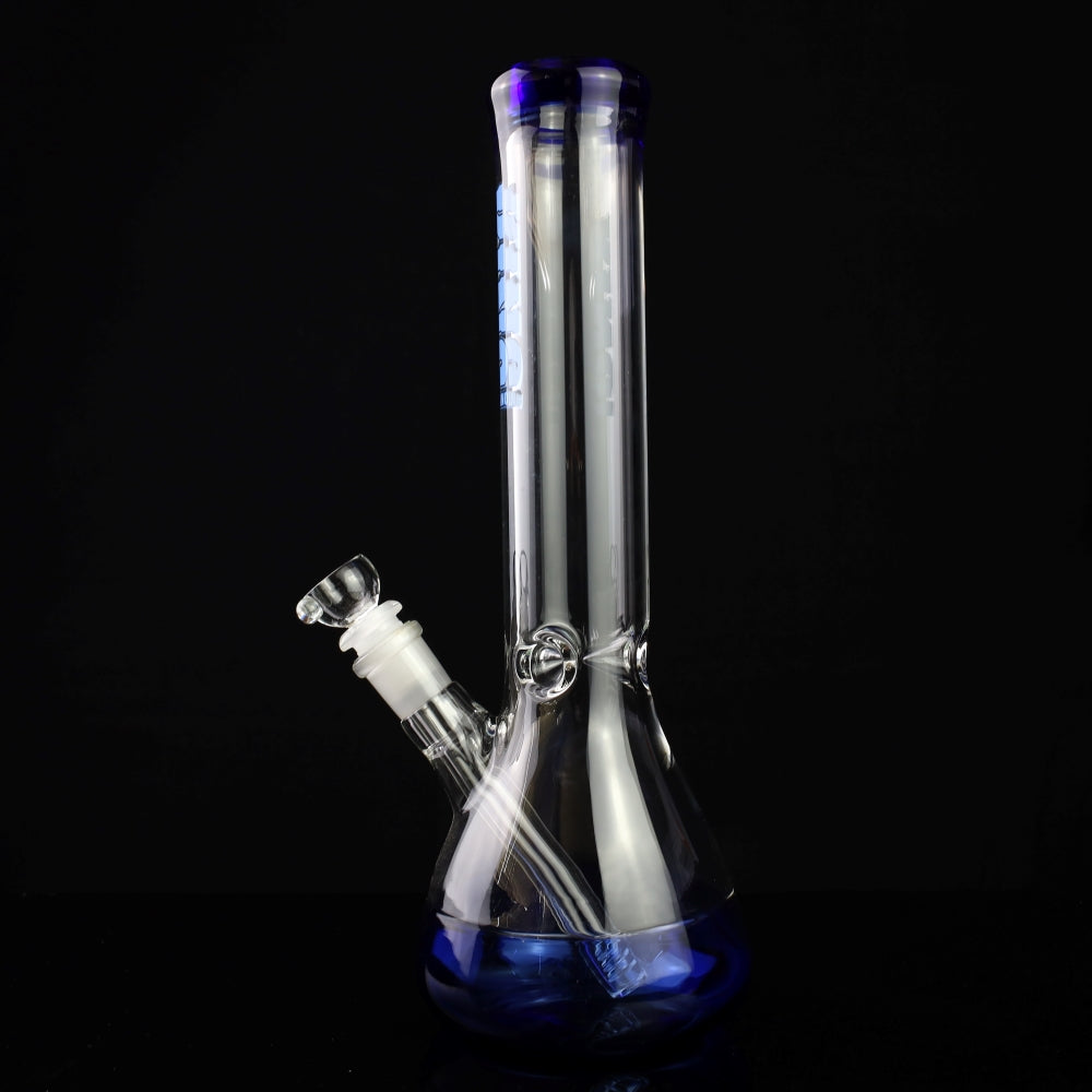 King Volcano 50mm Ice Pinch Beaker with Color Lip and Base 12"