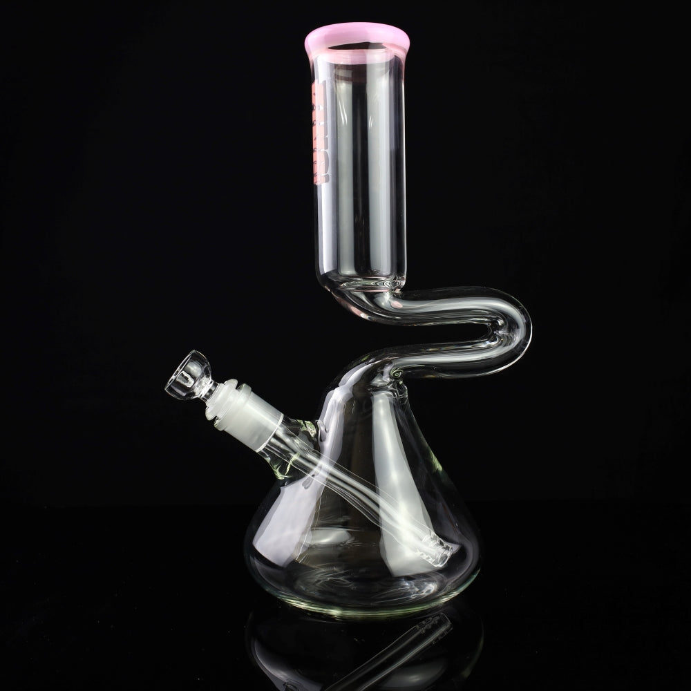 King Volcano 50mm Zig Zag Beaker with Color Wrap 12" SALE