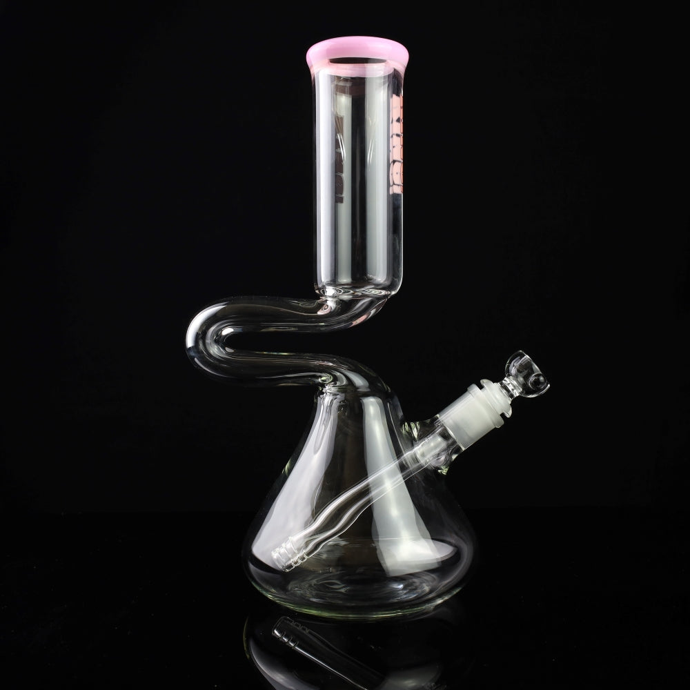 King Volcano 50mm Zig Zag Beaker with Color Wrap 12" SALE