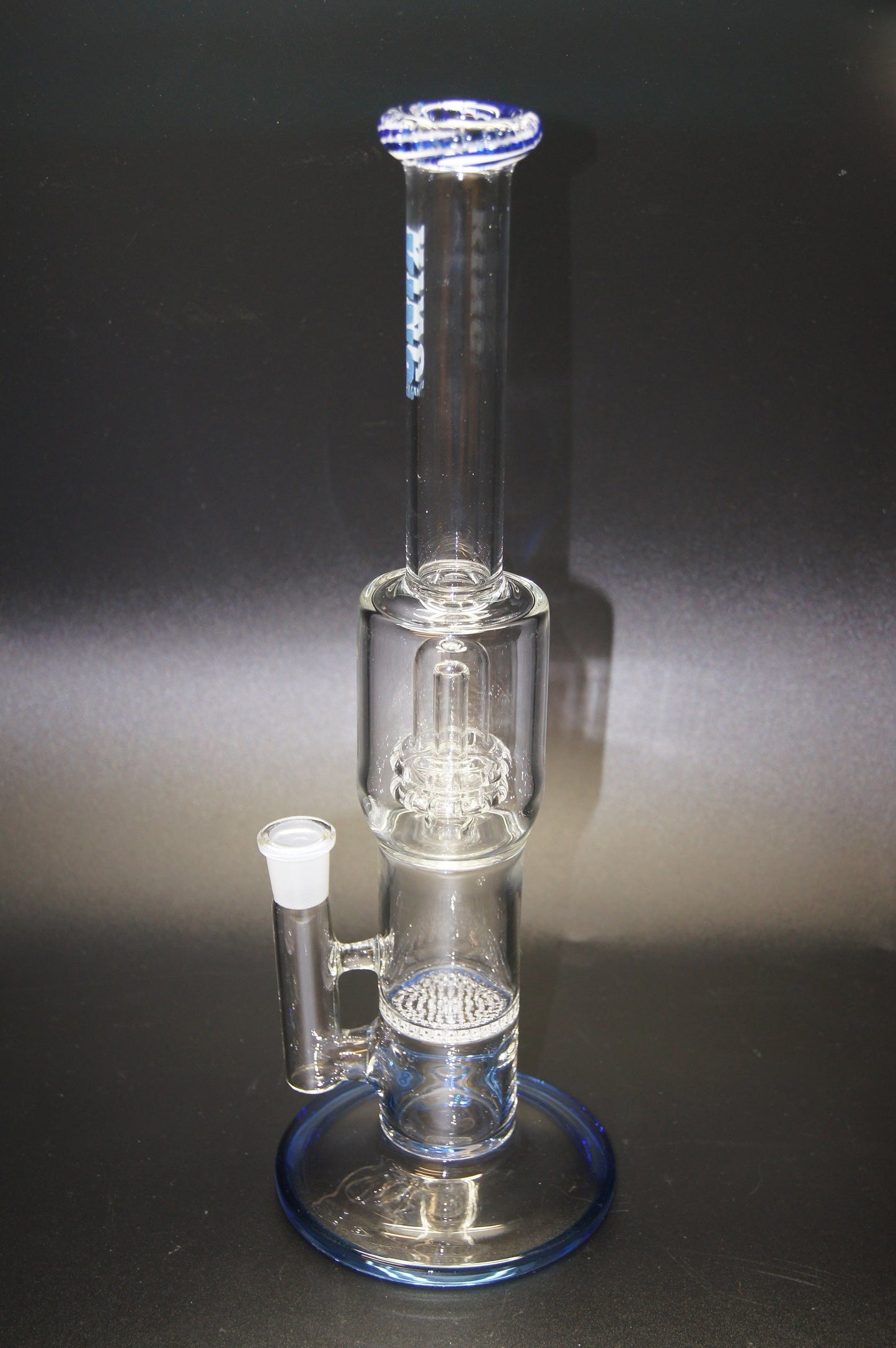 King Volcano 2 Chamber Perc Worked Top Water Pipe