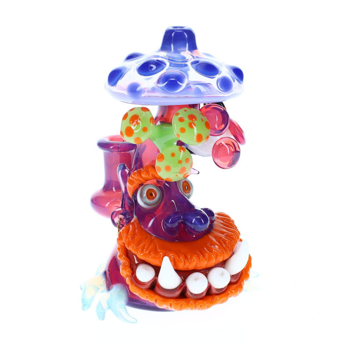 Kyru Glass Purple Orange Shroomie