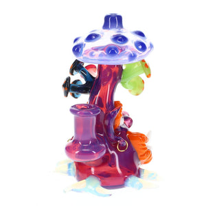 Kyru Glass Purple Orange Shroomie