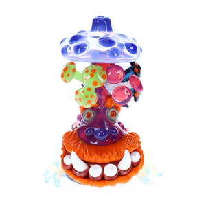 Kyru Glass Purple Orange Shroomie