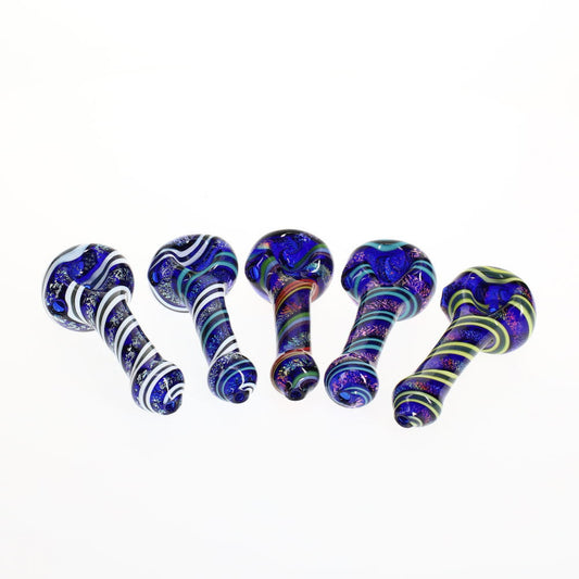 Labrat Glass Dichro Spiral Worked Pipe