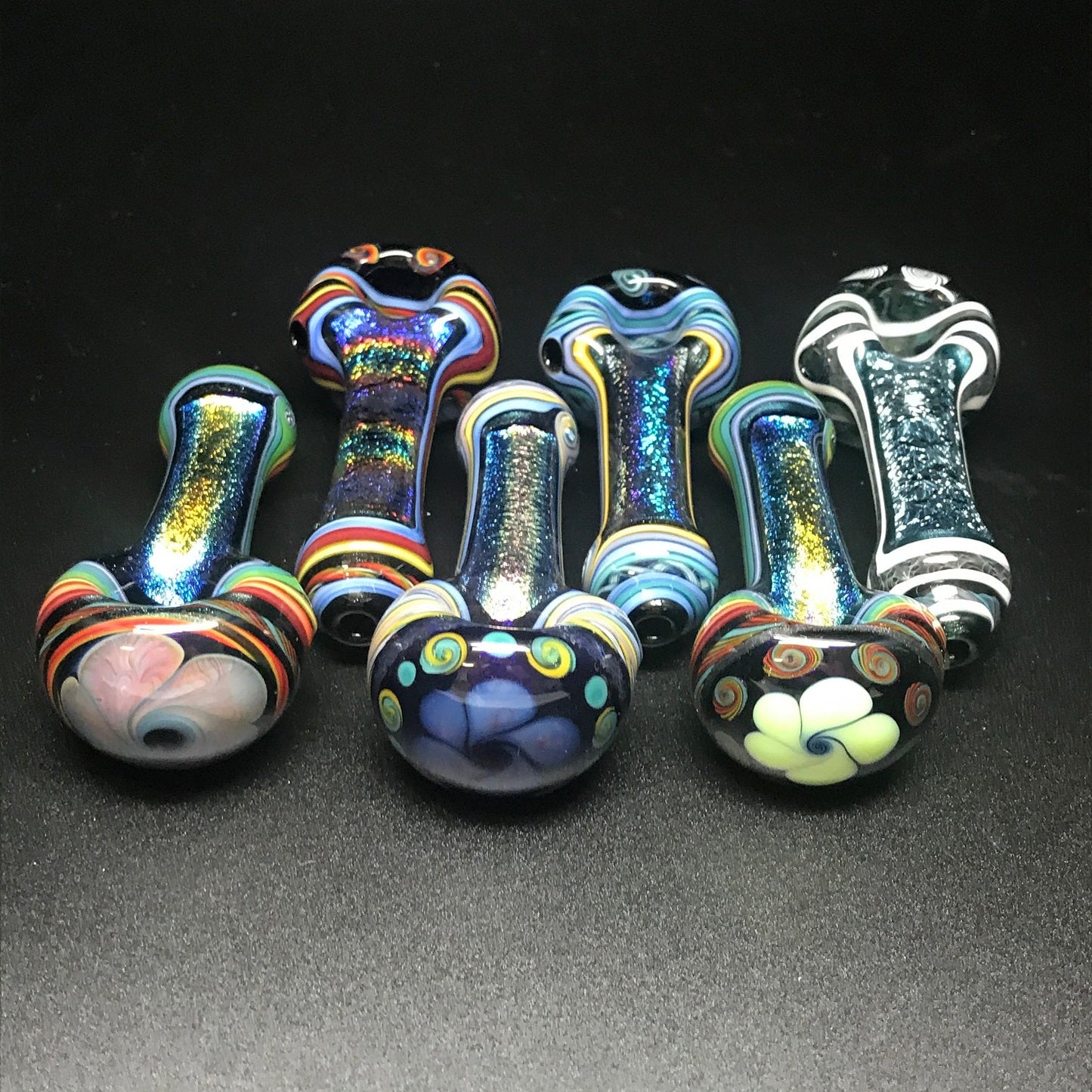 Labrat Glass Fancy Dichro Worked Pipe