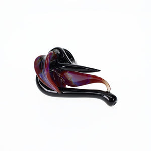 Laceface Glass Petal Sherlock in Amber Purple