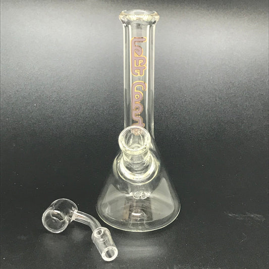 Left Coast Scientific Glass 6" Fixed Stem Beaker