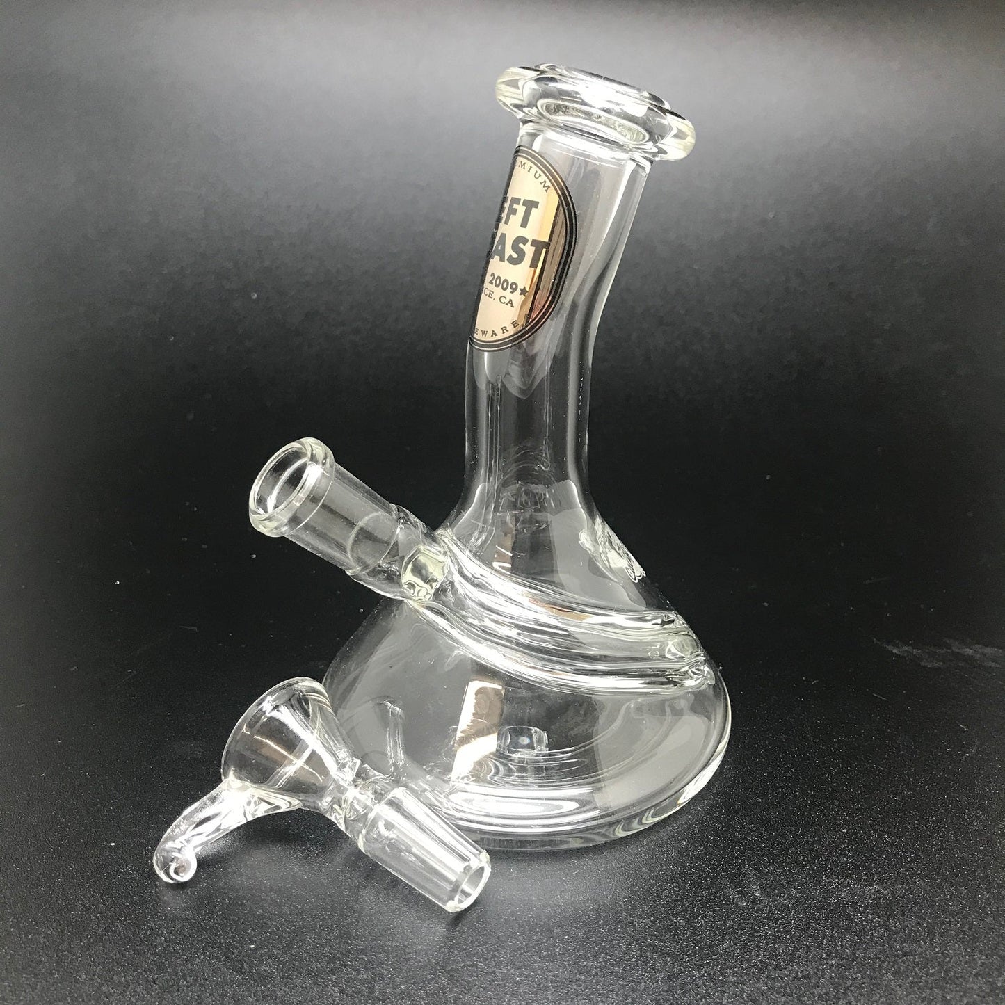 Left Coast Scientific Glass Rip Curl Beaker