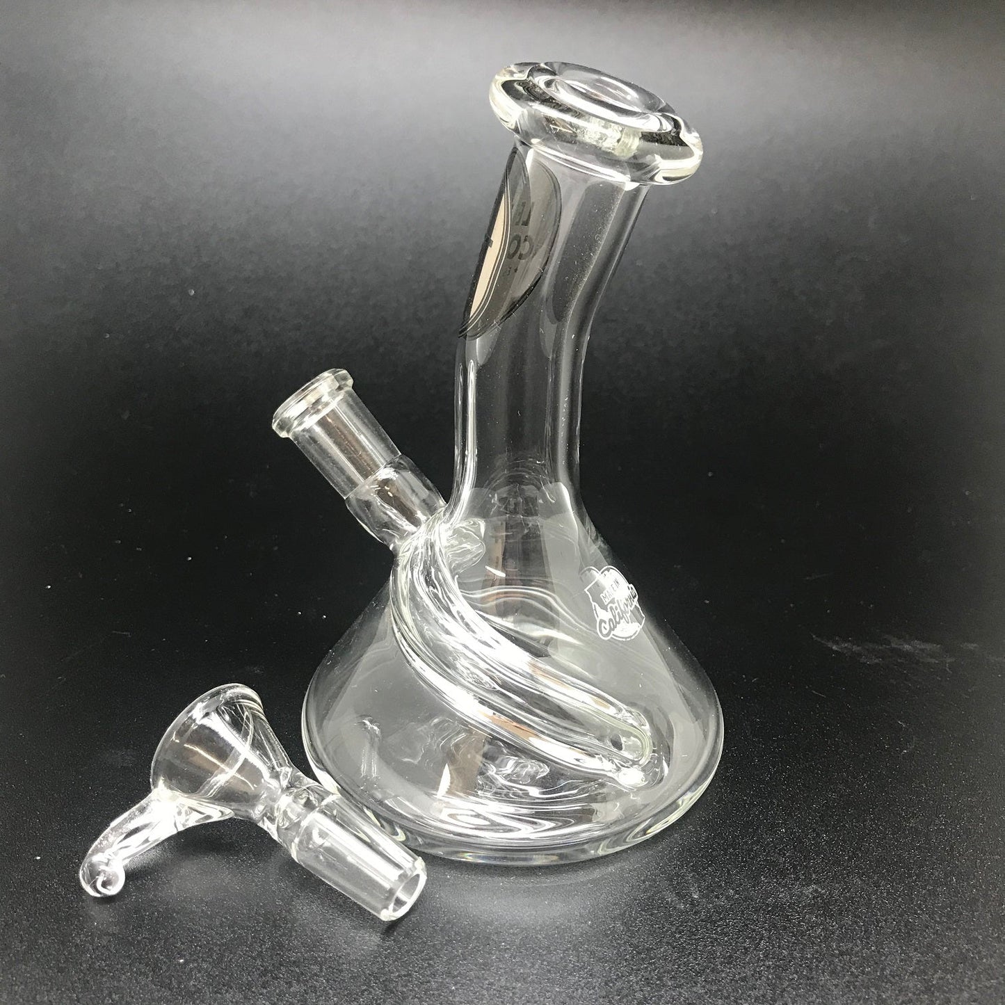 Left Coast Scientific Glass Rip Curl Beaker