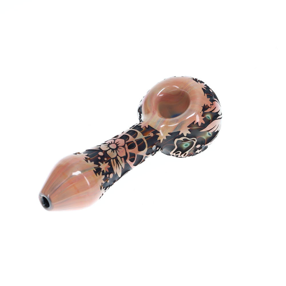 Liberty503 Glass Layered Fume Deep Etch Spoon