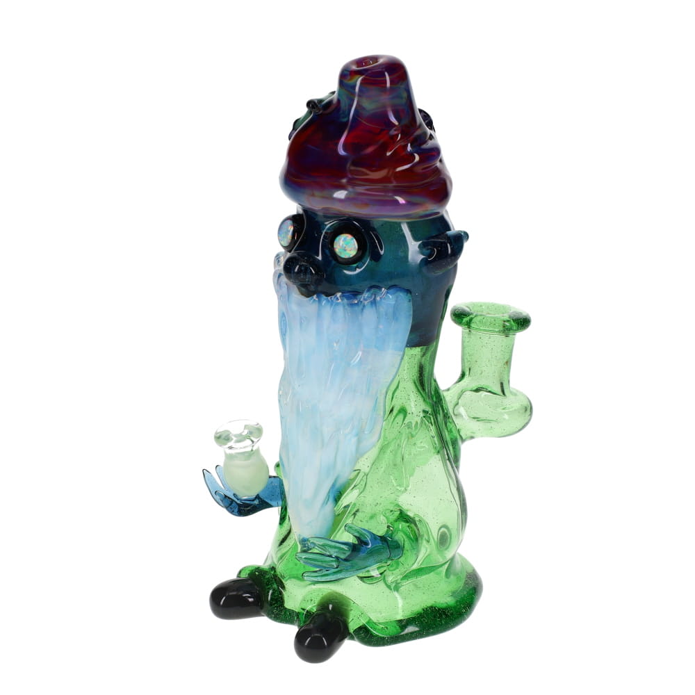 Lyssa Lou Glass Blue, Green, & White UV Gnomad