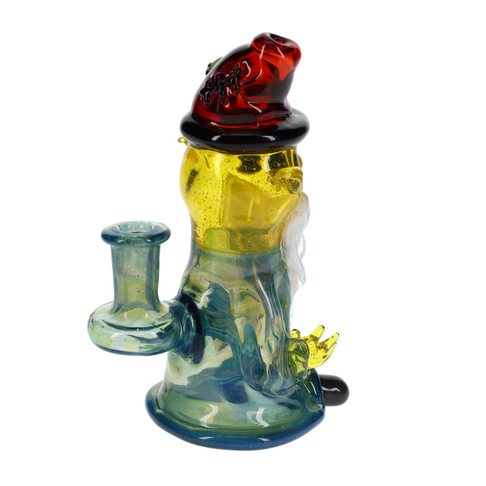 Lyssa Lou Glass Orange & White CFL Gnomad