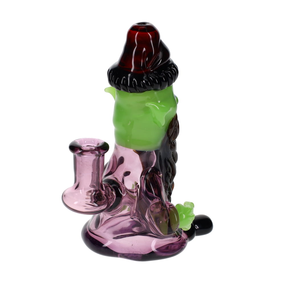 Lyssa Lou Glass Purple, Brown, & Green Gnomad