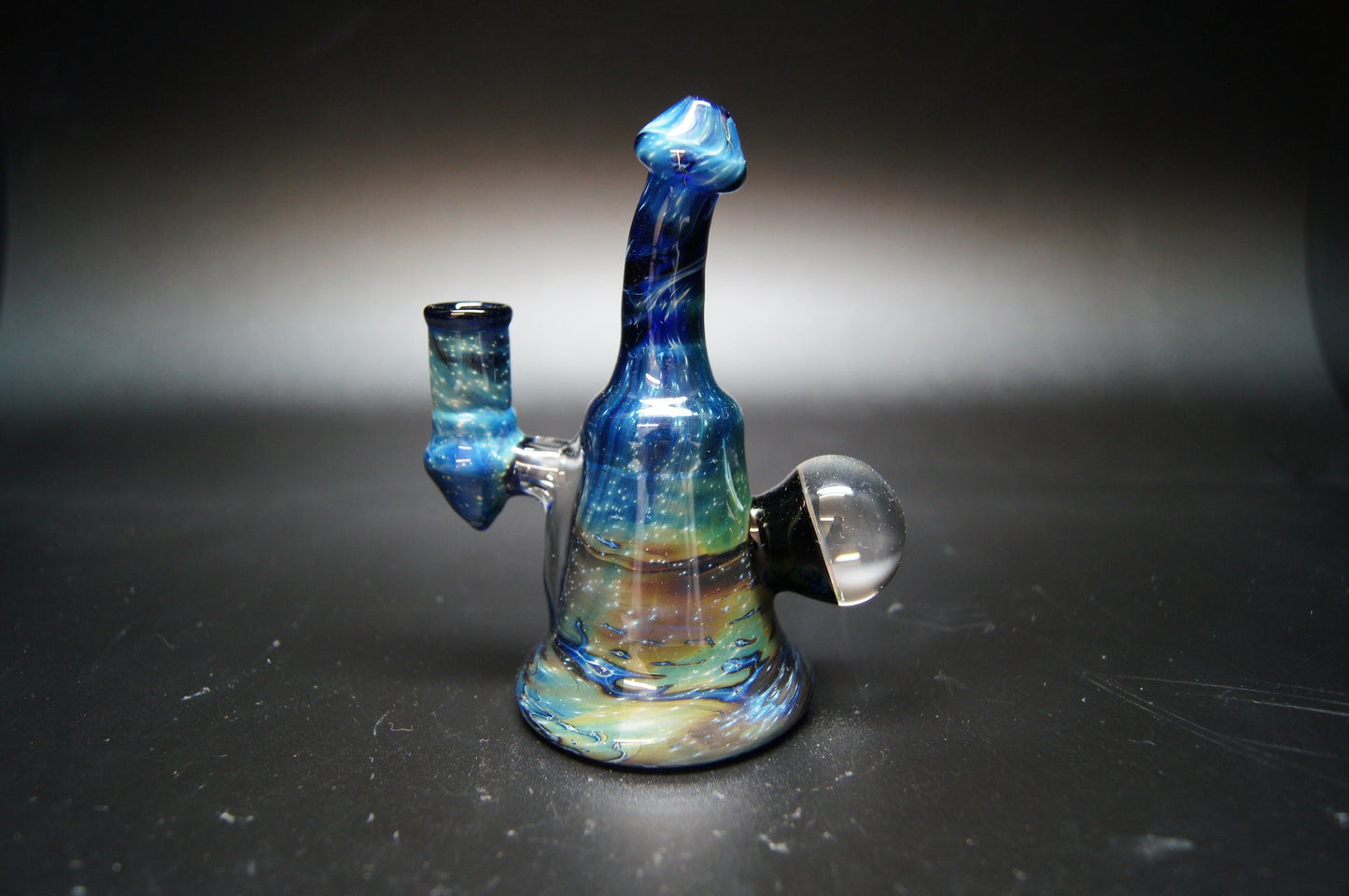 Melodium Glass Deep Space Traveler Bubbler