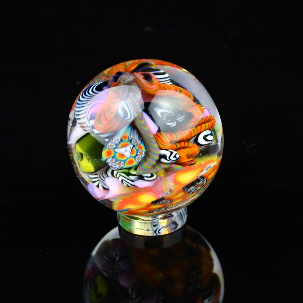 Millennium Glass Medium Confetti Millie Linework Marble 2